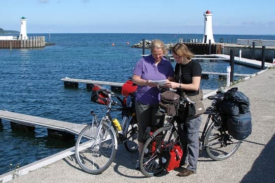 Radtour auf dem Ostseeradweg über die dänischen Inseln.