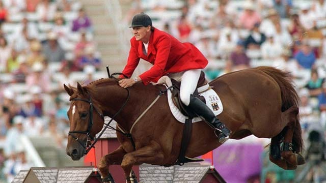 Ulrich Kirchhoff bei Olympia 1996, als er zwei Mal Gold holte.