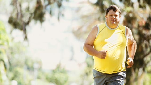 Fitness: Auch dicke Menschen können sportlich fit sein.