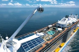 90 Meter über dem Meer schweben: Neue Aussichtsgondel auf der "Quantum of the Seas"