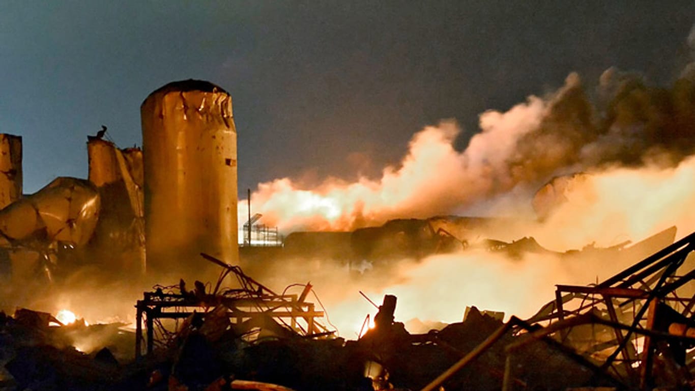 Die Explosion in der Fabrik hat Teile des Örtchens West verwüstet