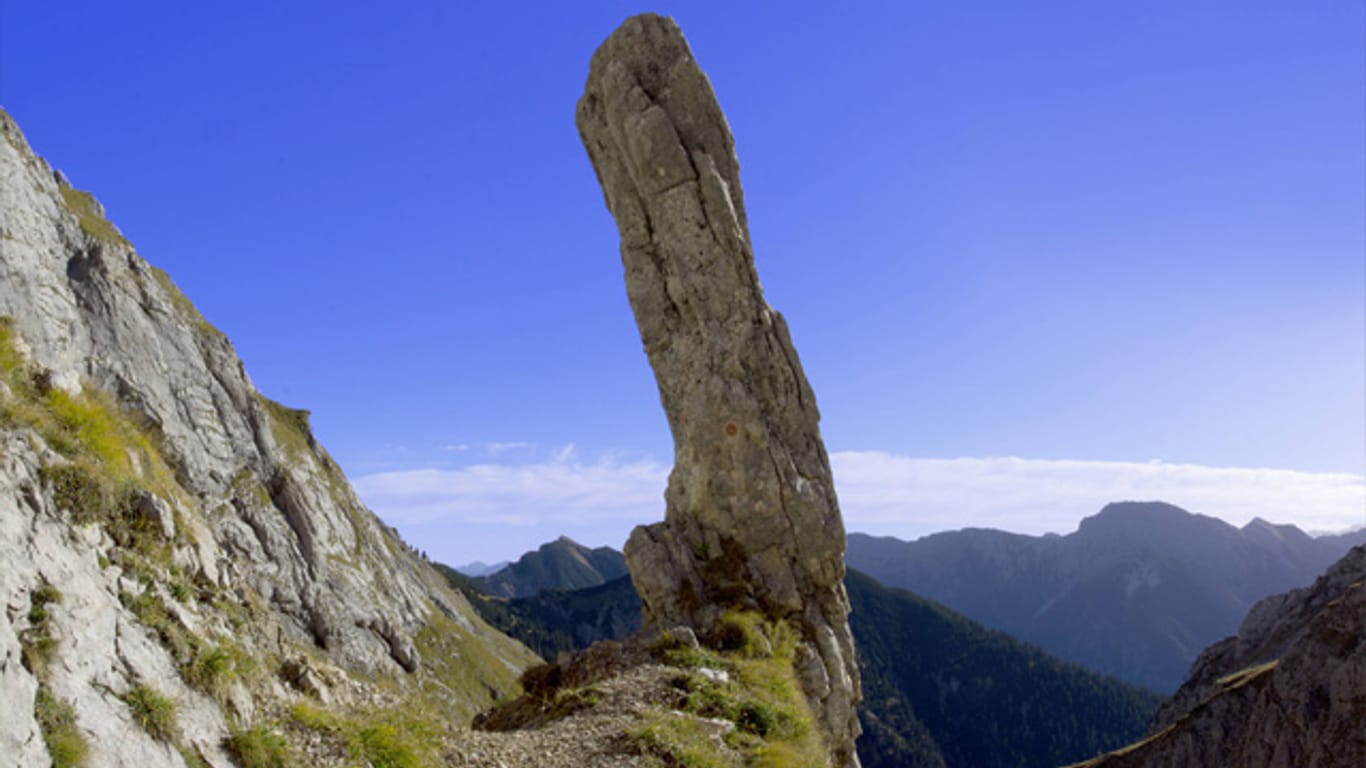 Hochplatte in den Ammergauer Alpen.