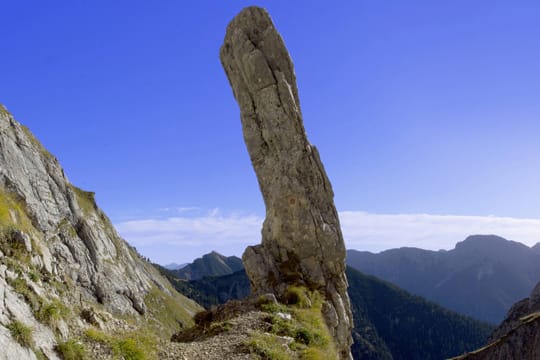 Hochplatte in den Ammergauer Alpen.