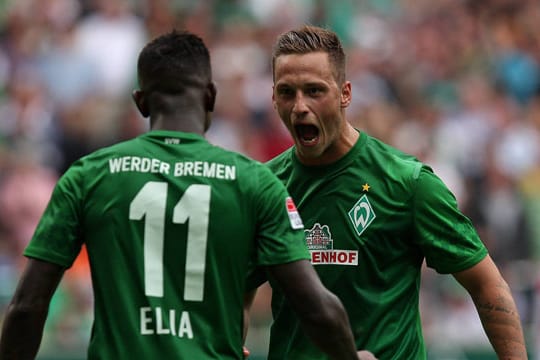 Werden diese Saison nicht mehr für Werder auf dem Platz jubeln: Eljero Elia und Marko Arnautovic.