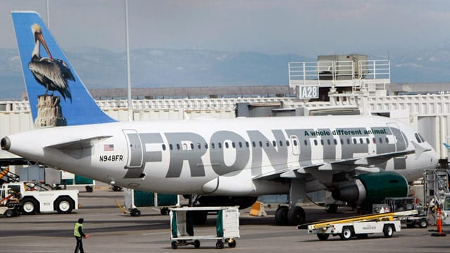 Eine Maschine der Frontier Airlines.