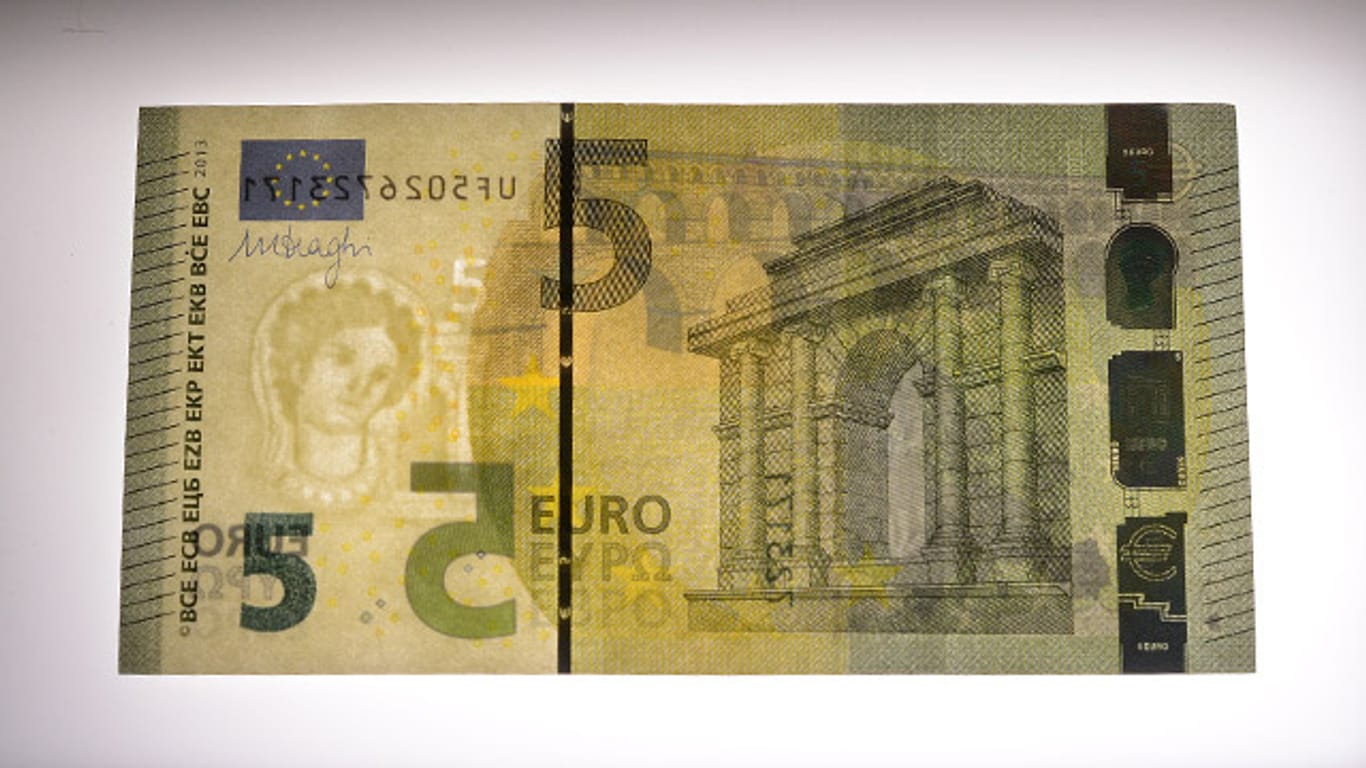 So sieht der neue Fünf-Euro-Schein aus