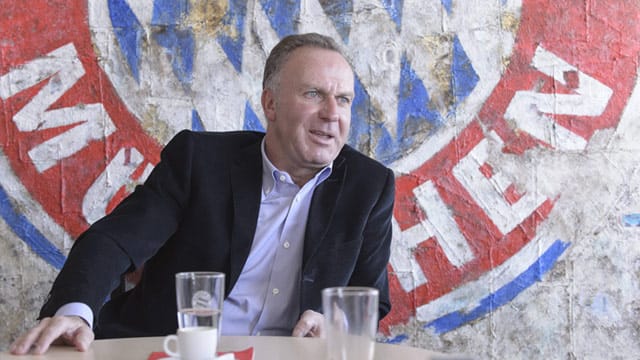 Karl-Heinz Rummenigge gibt sich siegesgewiss.