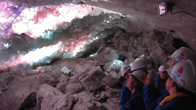 Für Besucher ist die Kristallgrotte einer der Höhepunkte