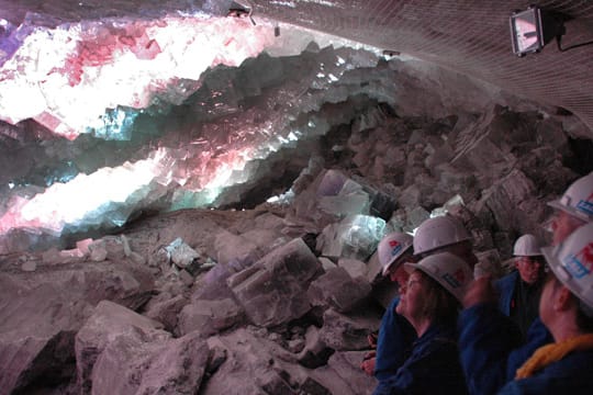 Für Besucher ist die Kristallgrotte einer der Höhepunkte