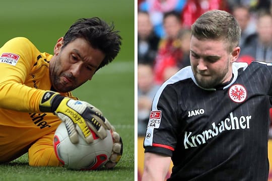 Der Älteste und der Jüngste der Saison: Oka Nikolov (li.) und Marc Stendera.
