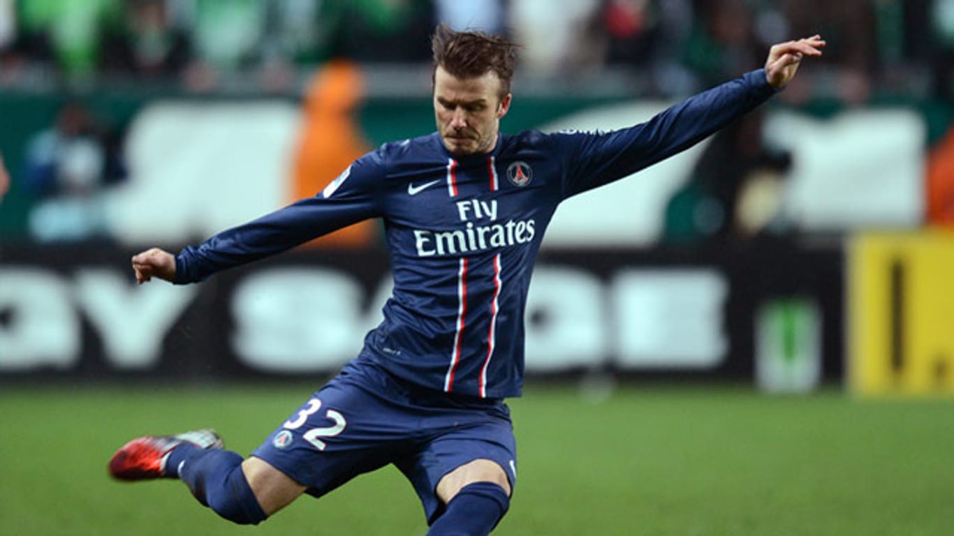 Superstar David Beckham beendet seine Karriere.