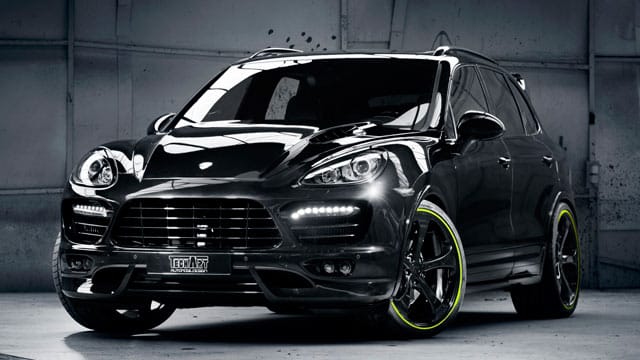 Techart-Porsche Cayenne S Diesel: Elegante Erscheinung in Schwarz.