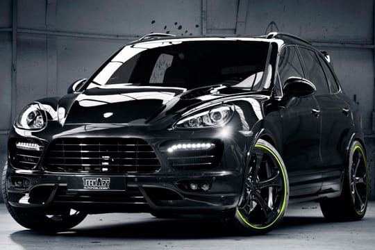 Techart-Porsche Cayenne S Diesel: Elegante Erscheinung in Schwarz.