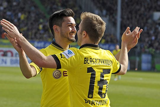 Klopps Planspiele: Ilkay Gündogan (li.) und Jakub Blaszczykowski sind wichtige Puzzleteile, falls Mario Götze im CL-Finale nicht spielen kann.