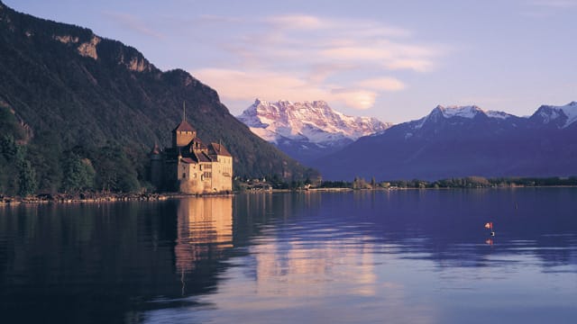 Abendstimmung am Genfer See