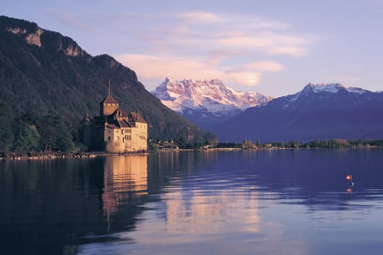 Abendstimmung am Genfer See