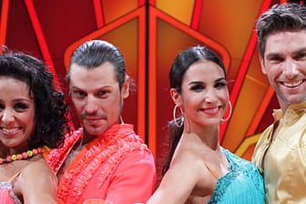 Manuel Cortez mit seiner Tanzpartnerin Melissa Ortiz-Gomez (links) tritt im Finale gegen Sila Sahin und ihren Tanzpartner Christian Polanc an.