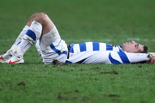 Keine Lizenz für Liga zwei: Der MSV Duisburg liegt am Boden.