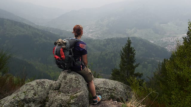 Murgleiter: Blick auf den Nordschwarzwald.