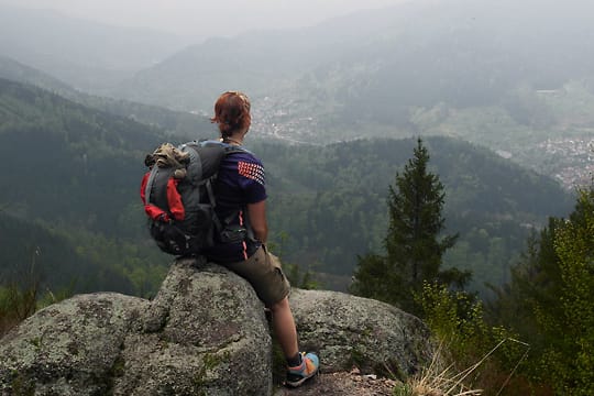 Murgleiter: Blick auf den Nordschwarzwald.