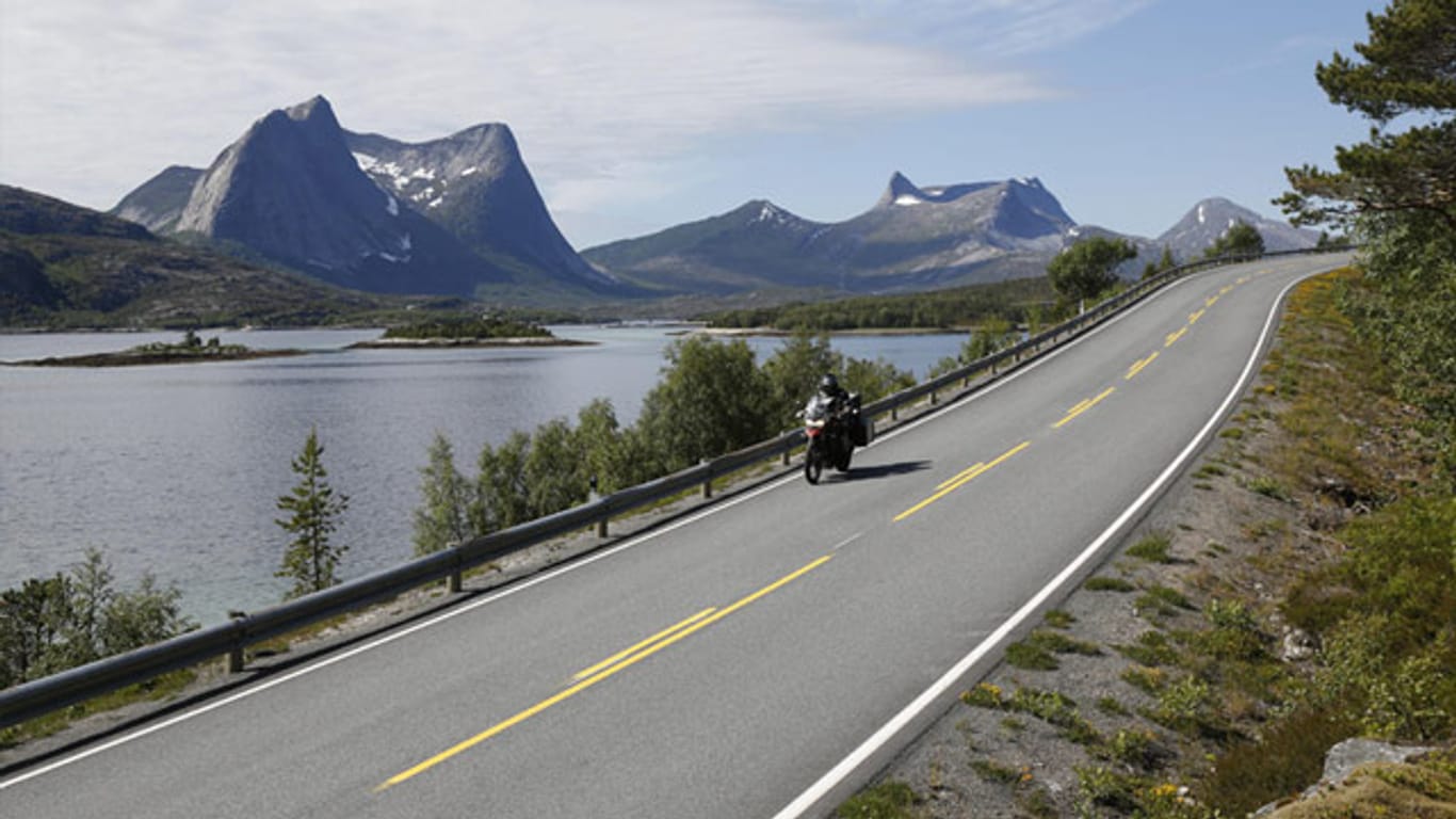 Kurven ohne Ende in Norwegen.