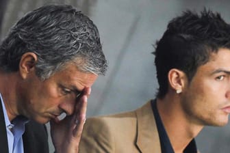 José Mourinho (li.) lästert über seinen Ex-Spieler Cristiano Ronaldo.