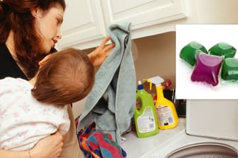 Sicherheitsexperten warnen vor Waschkissen wegen Vergiftungsgefahr für Kinder.