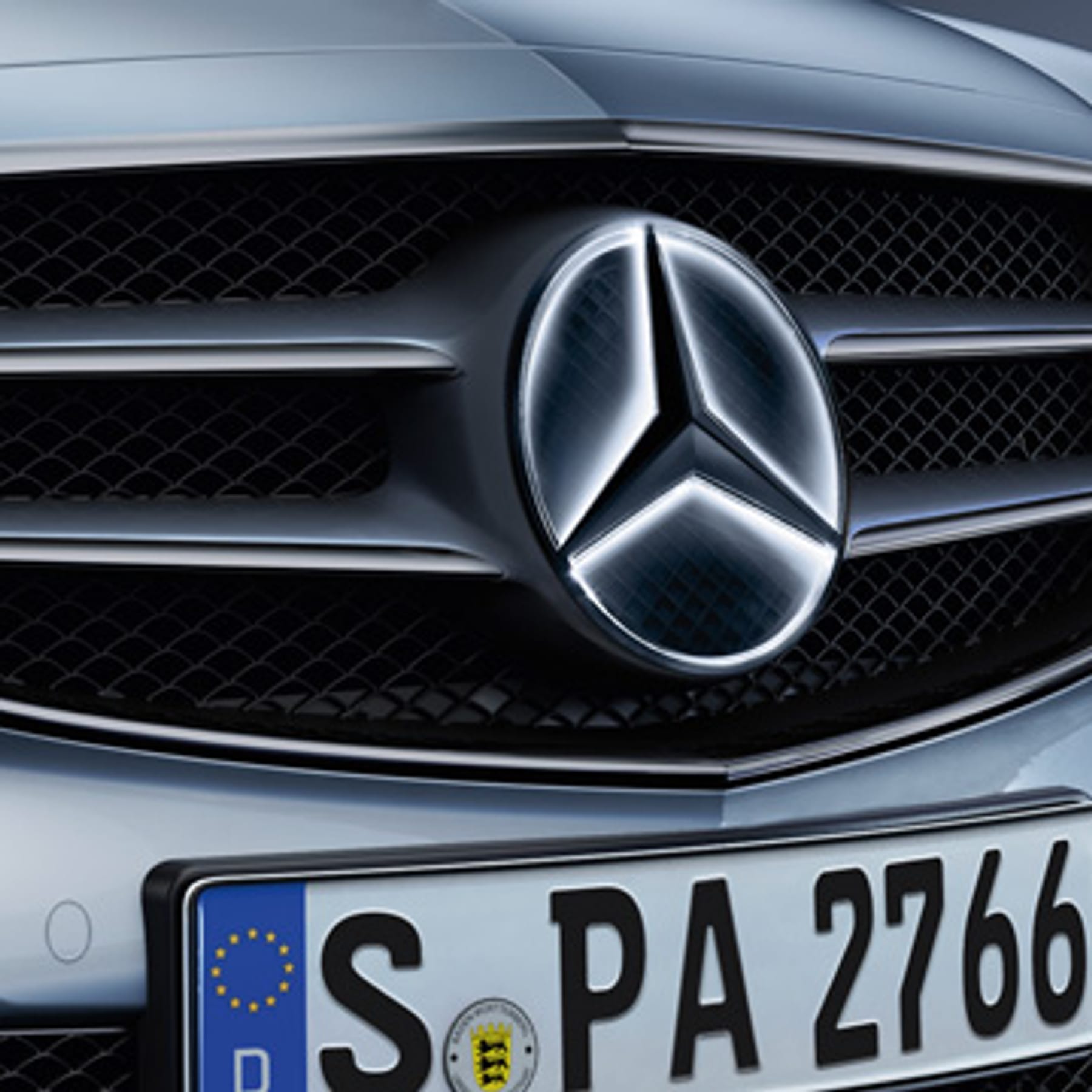 Mercedes Stern Beleuchtet Emblem Grill Licht