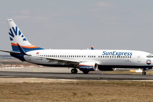 Platz vier belegt die größte türkische Charterfluggesellschaft SunExpress. Fünf Prozent aller von "Fairplane" zu betreuenden Fälle betreffen SunExpress, die 2012 gut 7,7 Millionen Passagiere transportierte.