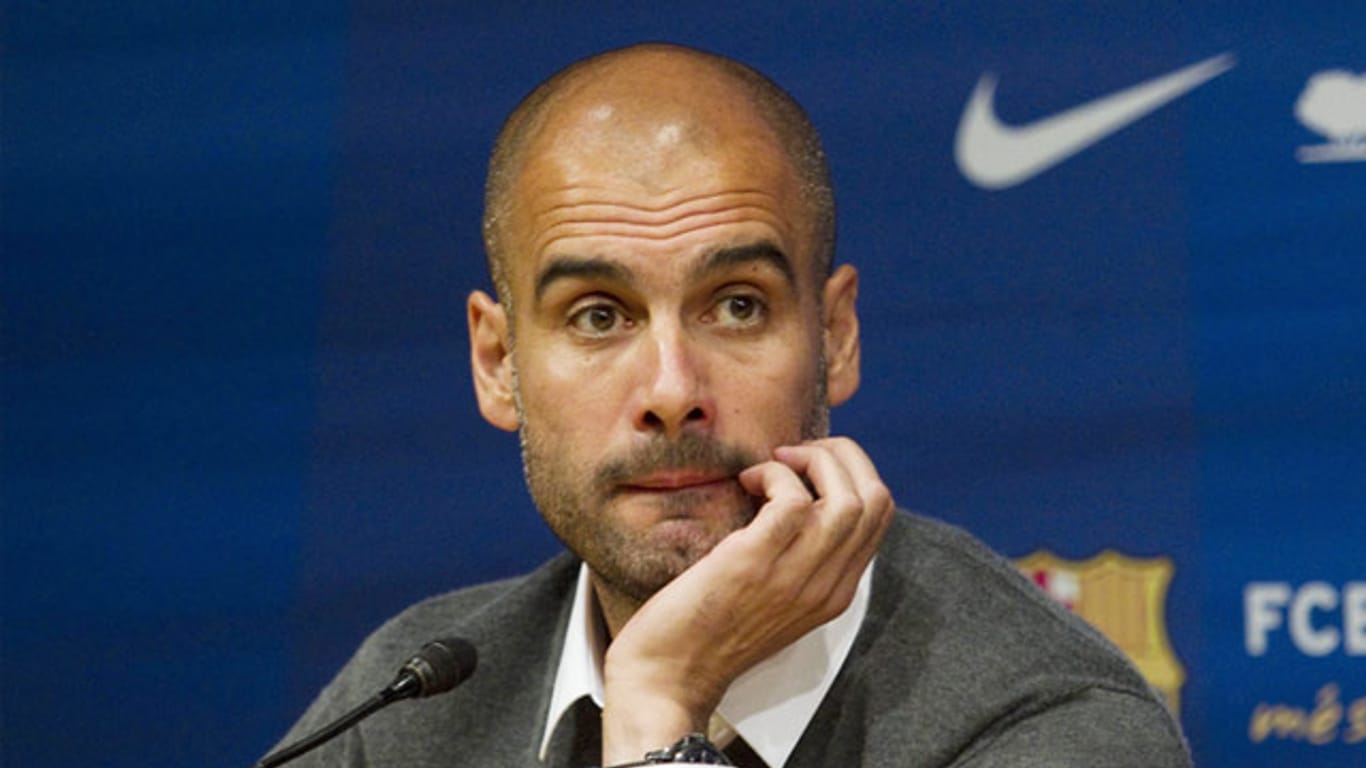 Bereitet sich intensiv auf den FC Bayern vor: Pep Guardiola