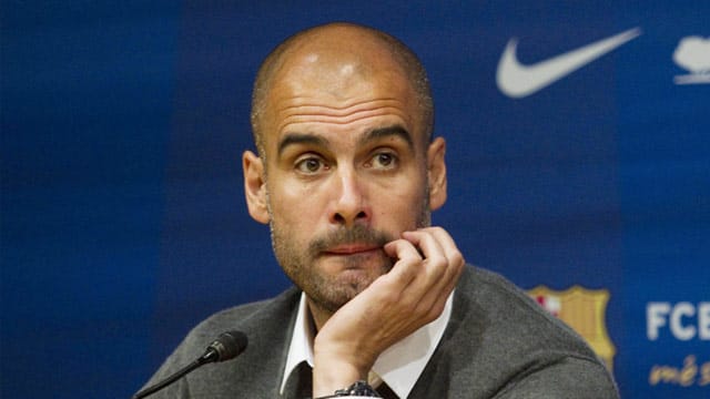 Bereitet sich intensiv auf den FC Bayern vor: Pep Guardiola Bereitet sich intensiv auf den FC Bayern vor: Pep Guardiola