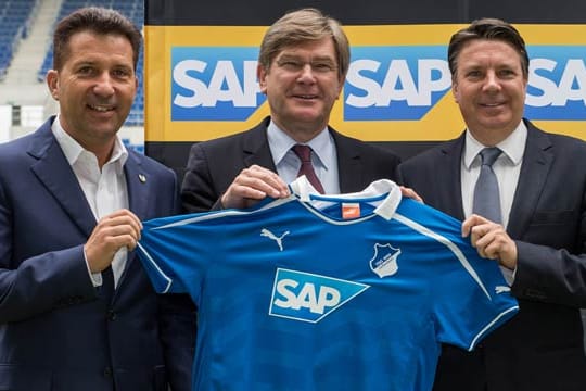So sieht das neue Trikot des Bundesligisten TSG Hoffenheim aus.