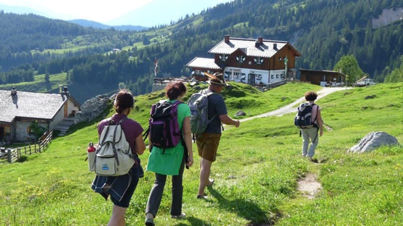 Wandern am Hochkönig: Erichhütte.