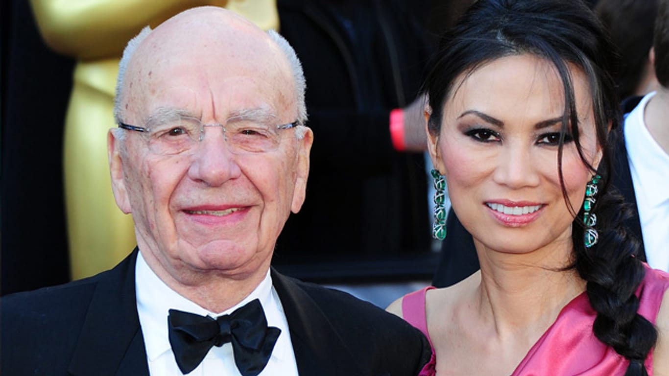 Rupert Murdoch und seine Ehefrau Wendi Deng lassen sich scheiden.