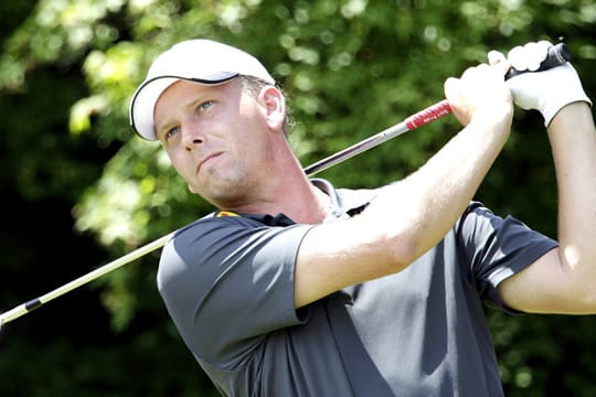 Der deutsche Golfprofi Marcel Siem bei den US Open 2013