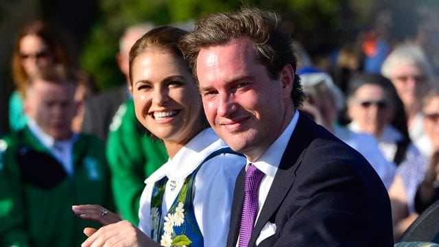 Madeleine und Chris (hier kurz vor ihrer Hochzeit) flittern auf den Seychellen.