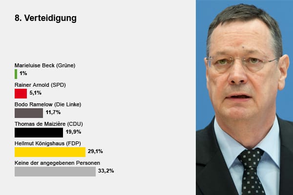 Hellmut Königshaus, FDP, Verteidigungsministerium