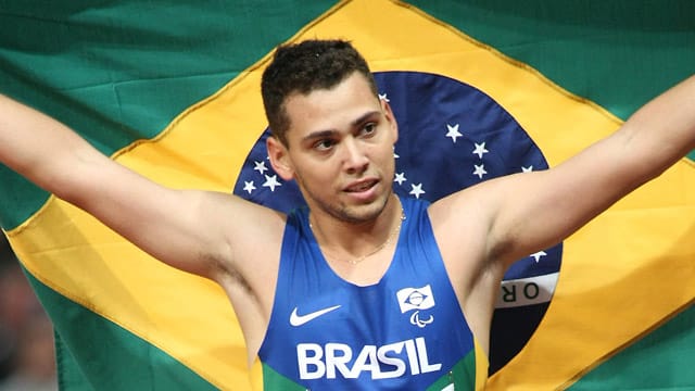 Der Brasilianer Alan Oliveira ist der schnellste Prothesensprinter der Welt.