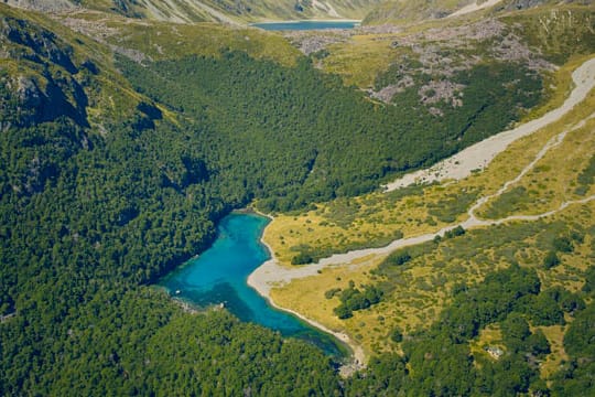 Der Blue Lake im neuseeländischen Nelson Lakes National Park gilt als klarster See der Welt.