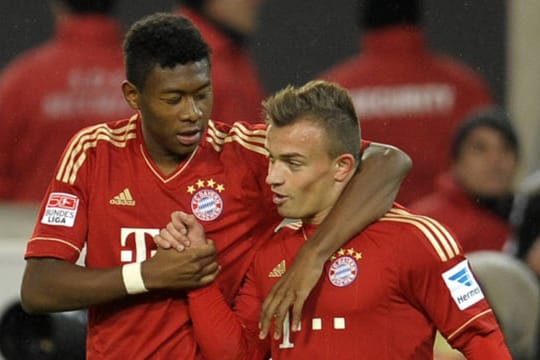 Zwei, die sich noch richtig entwickeln können: David Alaba (li.) und Xherdan Shaqiri.