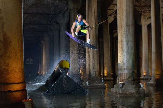 Wakeboarder Dominik Gührs.