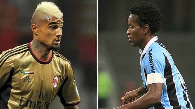 Kevin-Prince Boateng ist wichtiger Spieler beim AC Milan, Ze Roberto hat seine Karriere noch immer nicht beendet