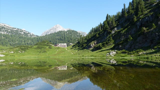 Funtensee im Berchtesgadener Land: kältester Ort Deutschlands.