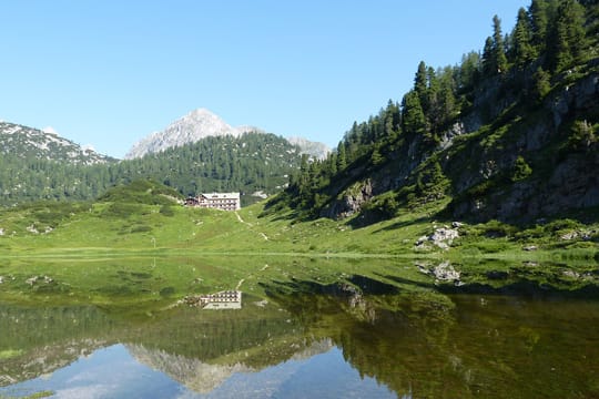 Funtensee im Berchtesgadener Land: kältester Ort Deutschlands.