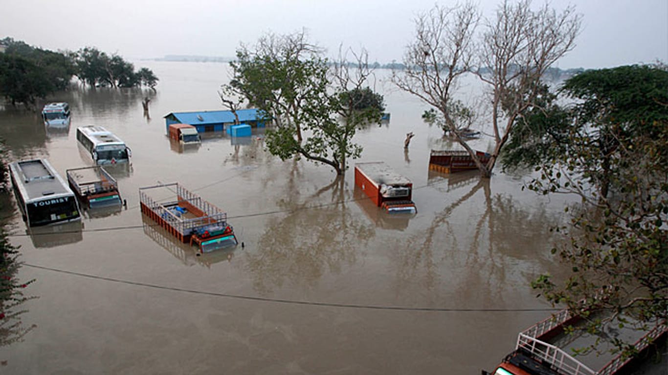 Schwere Unwetter in Indien