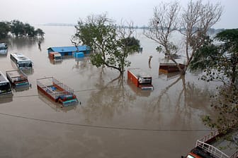 Schwere Unwetter in Indien