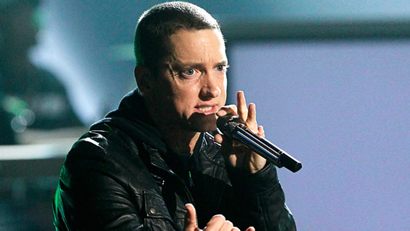 Rapper Eminem hat eine schwarze Vergangenheit.