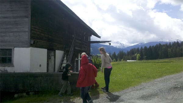 Wandern mit Kindern im Brixental, Tirol.