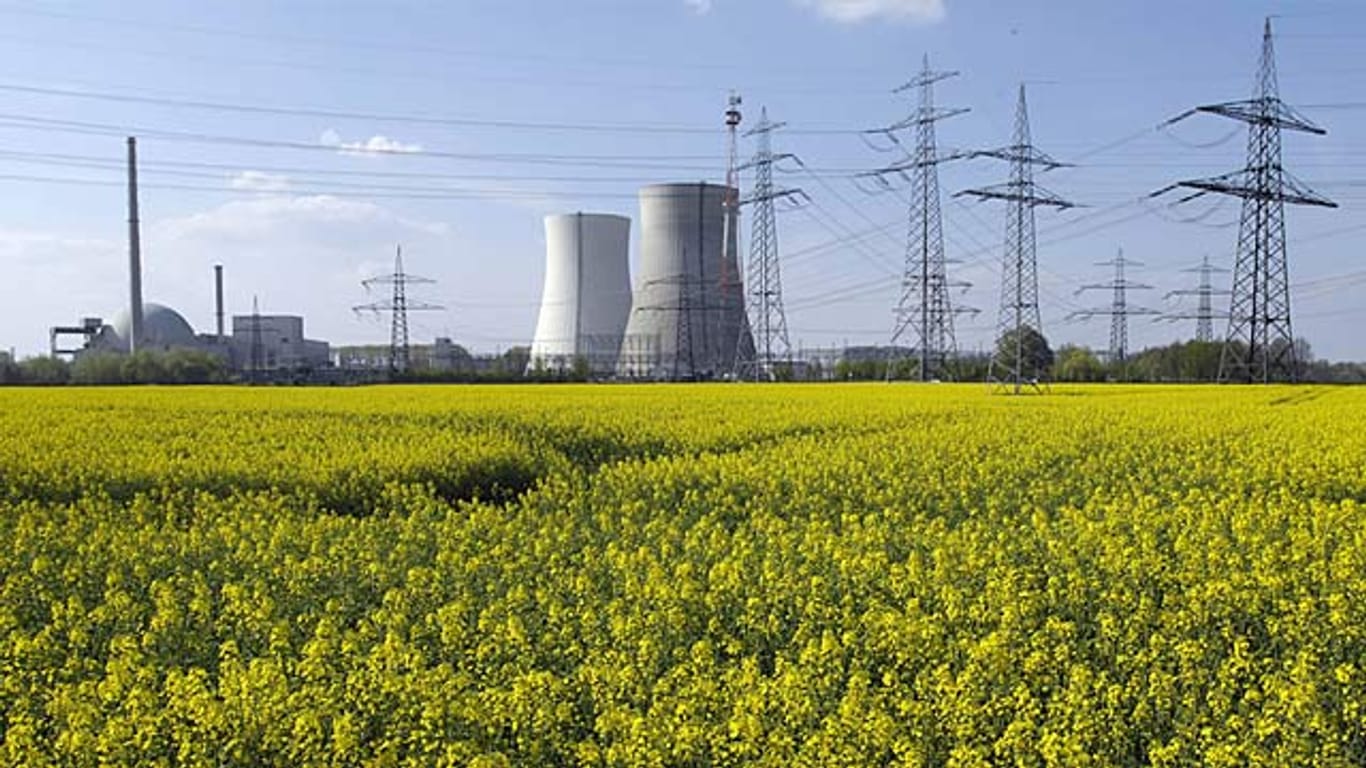 Das Kernkraftwerk Philippsburg, betrieben von der EnBW Energie Baden-Württemberg AG