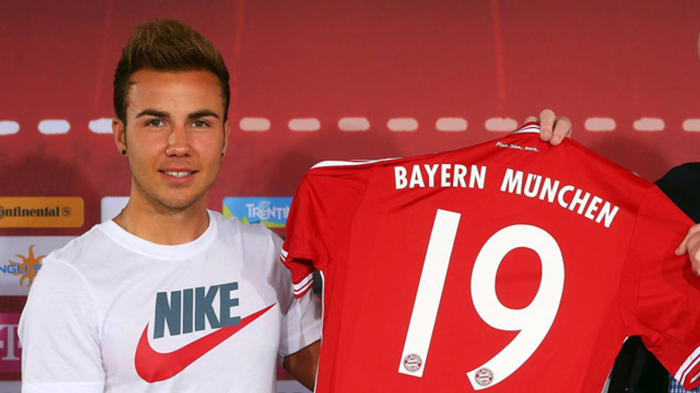 Mario Götze trägt beim FC Bayern München die Rückennummer 19.